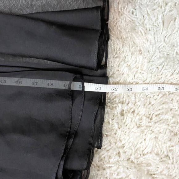 La Femme Strapless Sheer Formal Dress With Romper and Sheer Skirt Black Size 2 - Picture 9 of 16